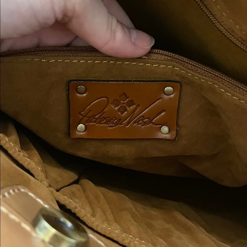 Patricia Nash Danville Leather Tote Brown